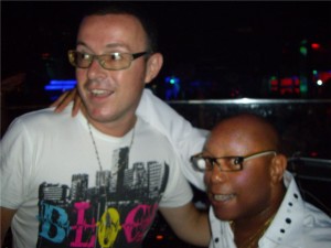 JUDGE JULES AND RONNIE CANADA IN TRAMPS TENERIFE